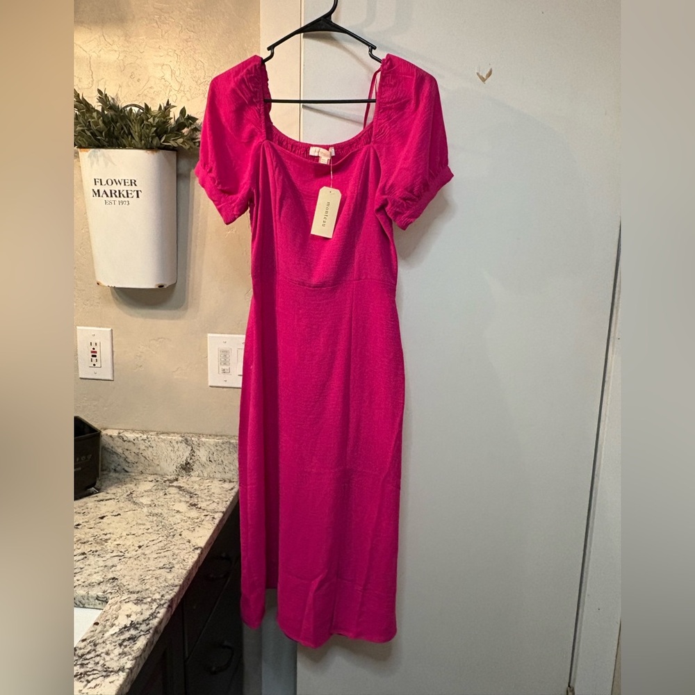 NWT monteau Pink Dress